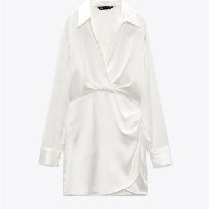 ZARA | Satin effect dress